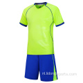 Groothandel goedkope voetbal jersey set volledig voetbaluniform